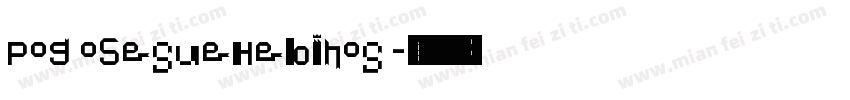 Pog oSesueHebinos字体转换